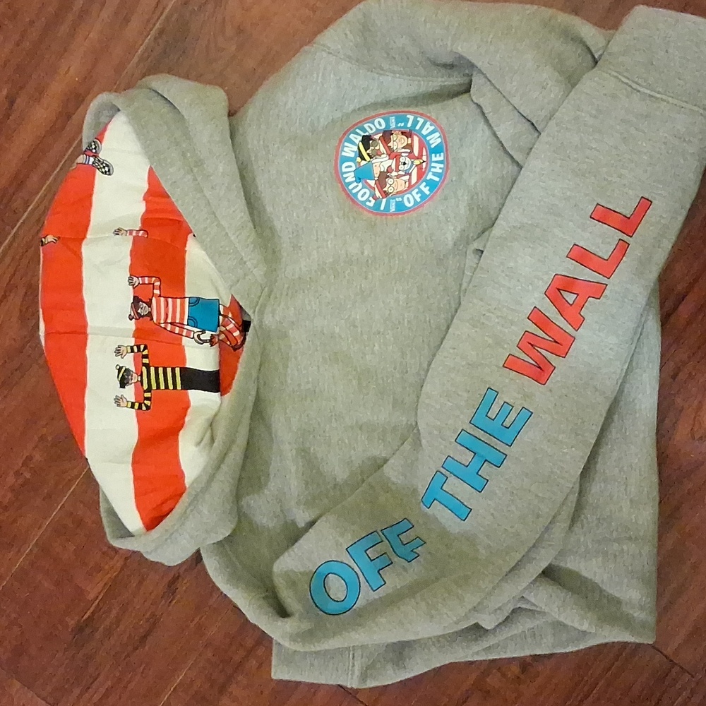 Boy's Vans Off The Wall Limited Edition Where's Waldo Hoodie